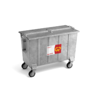 Papier/karton container (staal) vanaf 800l
