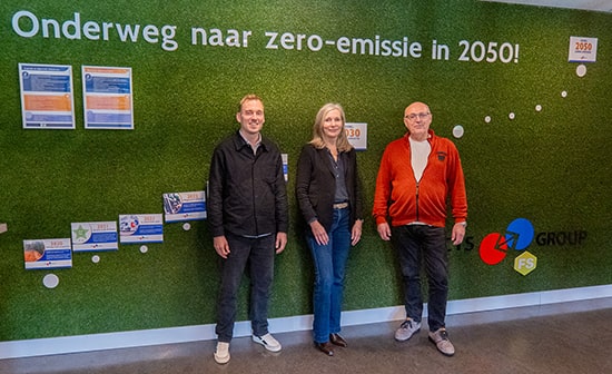 Justin, Miriam en Johan